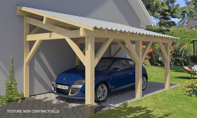 Carport Dinard 19 6 M² Couvert