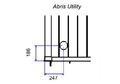 Abri Utility 4.9 pvc résine grosfillex