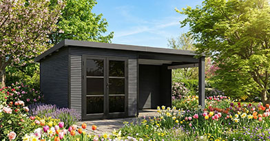 Abri de jardin en composite
