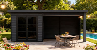 Poolhouse en composite